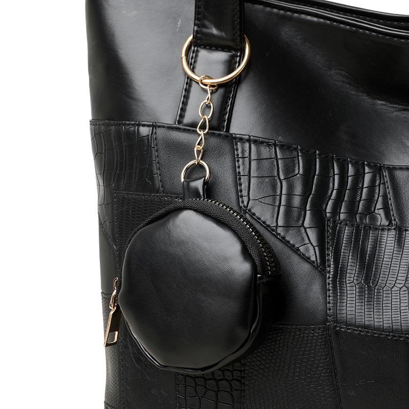 Modische extra große Tasche mit großem Fassungsvermögen, neue beliebte Umhängetasche für Damen, einfache Freizeittasche