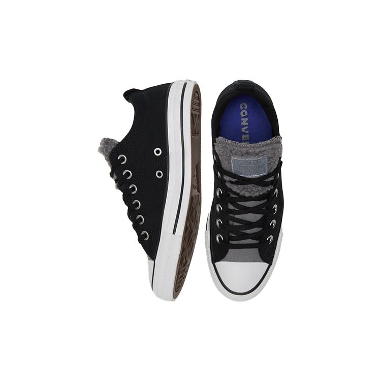 Converse Chuck Taylor All Star Madison Zapatillas Casuales Cómodas de Lona de Caña Baja Mujer Zapatilla Negra 572062C