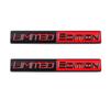 2 Pieces Limited Edition Emblem 3D Metal Car Sticker Emblem