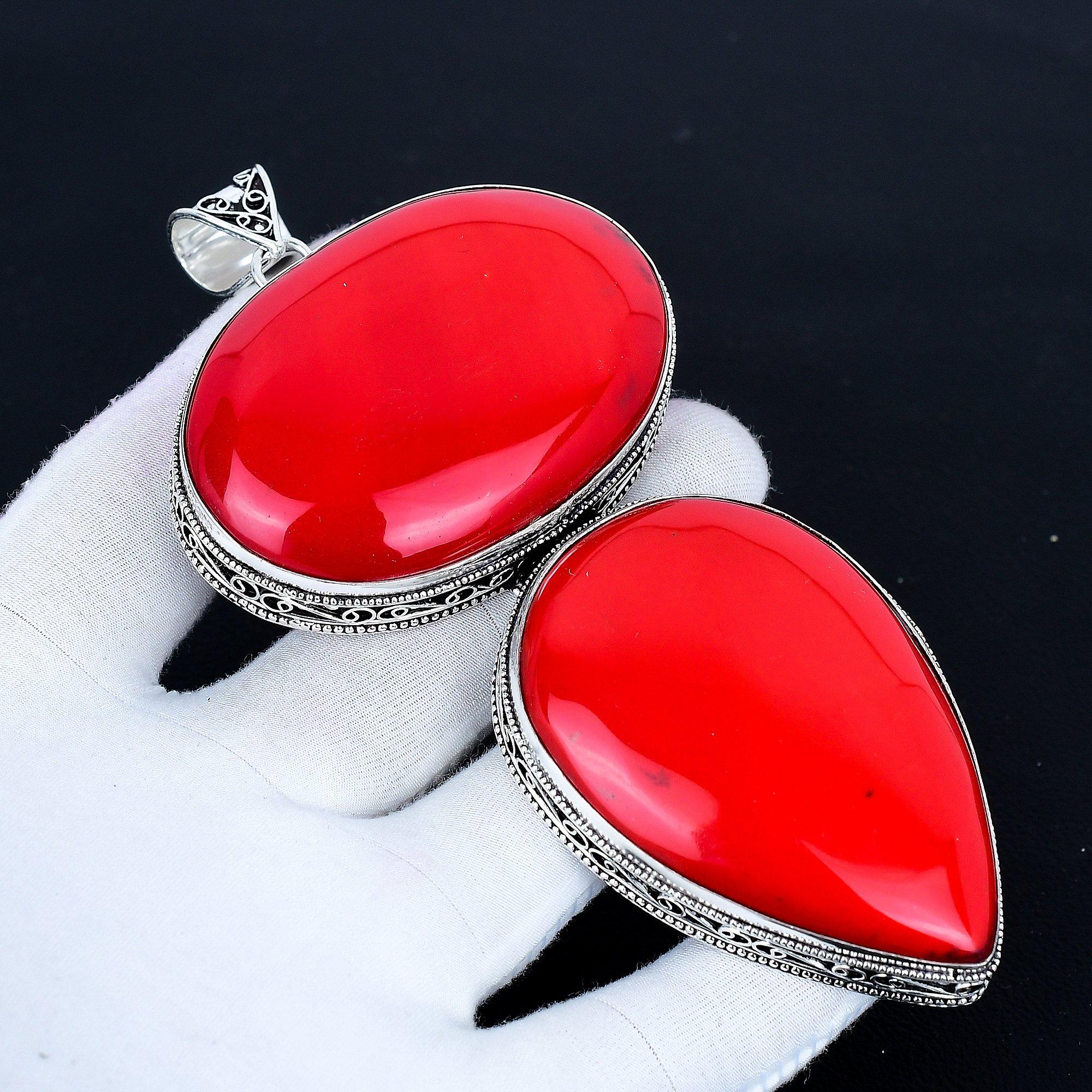 

Red Coral Pendant, 925 Sterling Silver Handmade Jewelry, Red Coral Silver Pendant, Party Wear Jewelry For Women s, Pendant Valentine s Day Gift 10 Cm красный