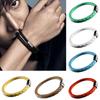 Trendy 1 Piece Women Men PU Leather Braided Fashion Accessories Magnetic Clasp Jewelry Bracelet