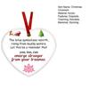 Memorial Christmas Ornaments Hug from Heaven Heart Shaped Christmas Tree Ornament