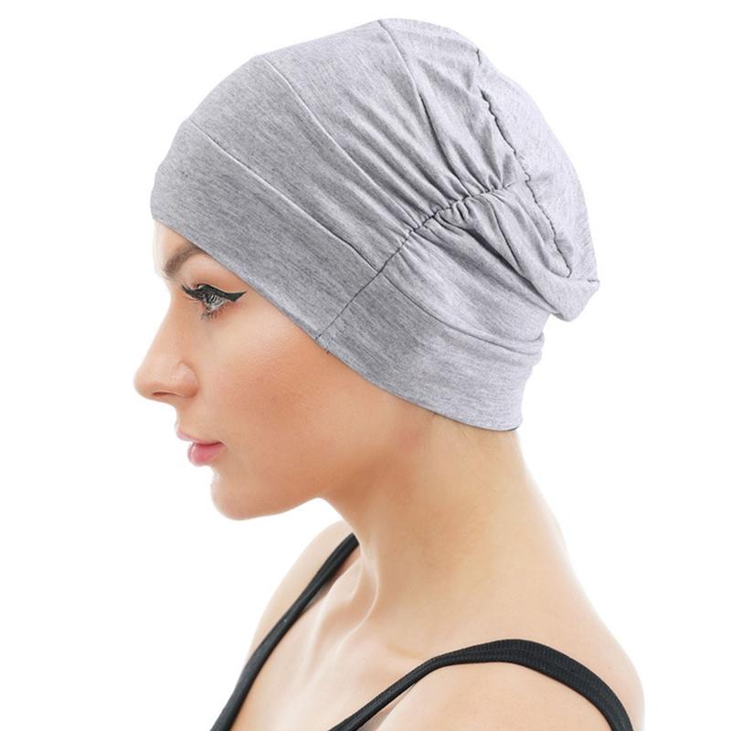 Chemo Hats For Women Cancer Headwear Cap  Turban Hat Liner Under Hat Comfy Chemo Cap Sleep Turban Hat Liner