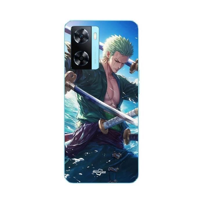 Case for Oppo A57s 4G One Piece Roronoa Zoro Sword Manga Anime Maniacase