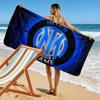 Custom Name,Inter Milan Print Beach Towel, Large Soft Quick Dry Towel for Beach Camping Swimming