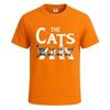 The Cats Abbey Road Shirt Funny Cat Lovers Men's T Shirt Funny Party Shirt Top