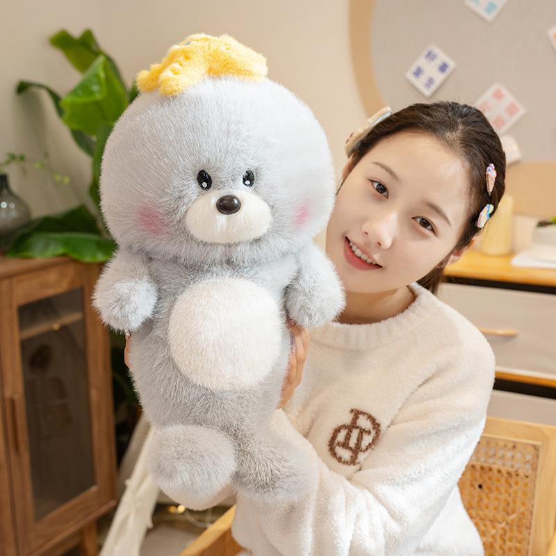 Cartoon Soft Star Sea Lion Doll Plush Toy Aquarium Little Sea Lion Doll Children Soothing Doll