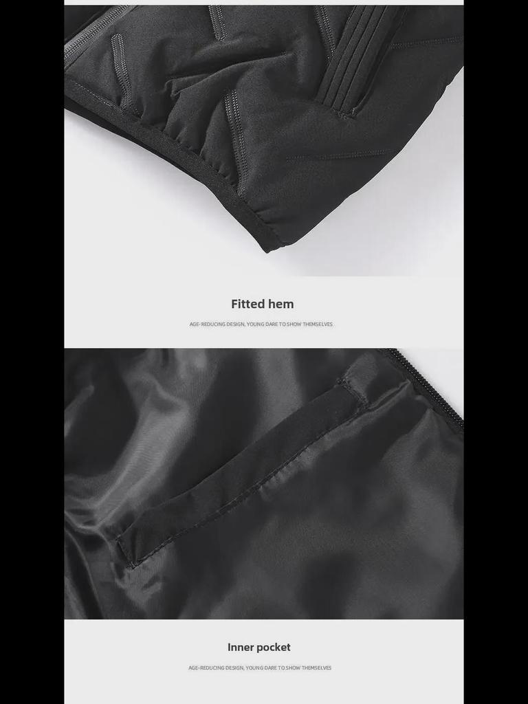 Korean Style Men's Thickened Cotton Vest - Autumn/Winter Trend