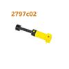 (2797c02) Moc Technical Parts Pneumatic Air Pump Bricks Small (6l) V2 With Reinforced Cylinder 19476 19482 19475 Compatible 8800 Blocks