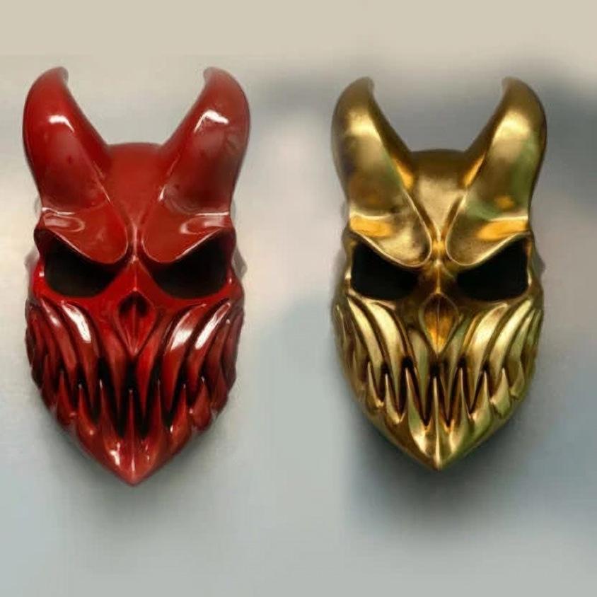 Music Festival Glowing Mask Grim Reaper Sons of Darkness Russian Deathcore Band Mask Halloween Glowing Prop