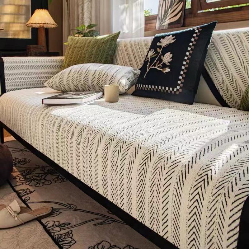 The New Chenier Sofa Cushion Is Universal In All Seasons, Light Luxury, High-end Non-slip Cover, Seat Cushion, Sofa Cover Cloth Towel.