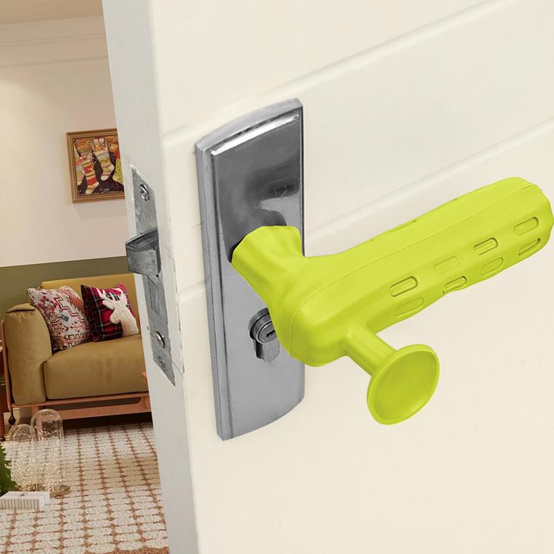 Silicone Door Knob Cushion Cover with Suction Cup Anti-collision Baby Doorknob Protect Door Knob Safety Cover Noiseless Suction
