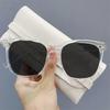 Trendy Square Frame Sunglasses with Dot Detail – Stylish Photo Prop for a Modern Look