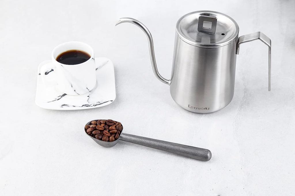 Easyworkz Stainless Steel Long Handle Coffee Scoop 7g Measuring Spoon [Vintage]