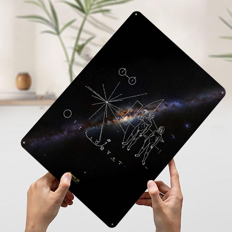 

Плакат жестяной Pioneer 10 Индивидуальное настенное искусство Винтажные металлические знаки Ретро жестяная табличка для мужской комнаты Декор Игровой дом 20x30cm（7.8x11.8inch）