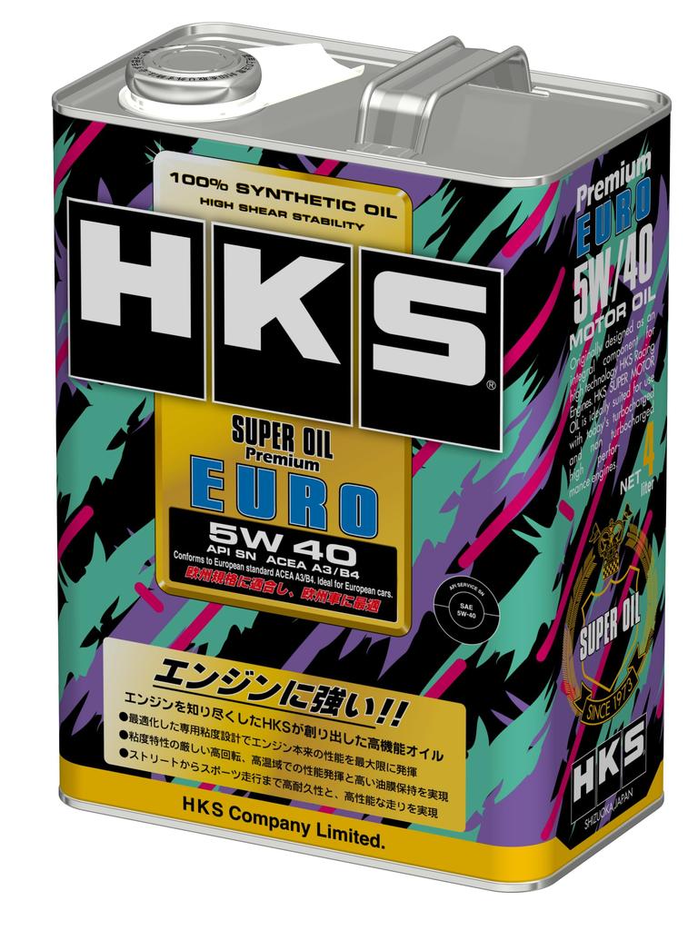 HKS SUPER OIL Premium EURO 5W40 4L 52001-AK120