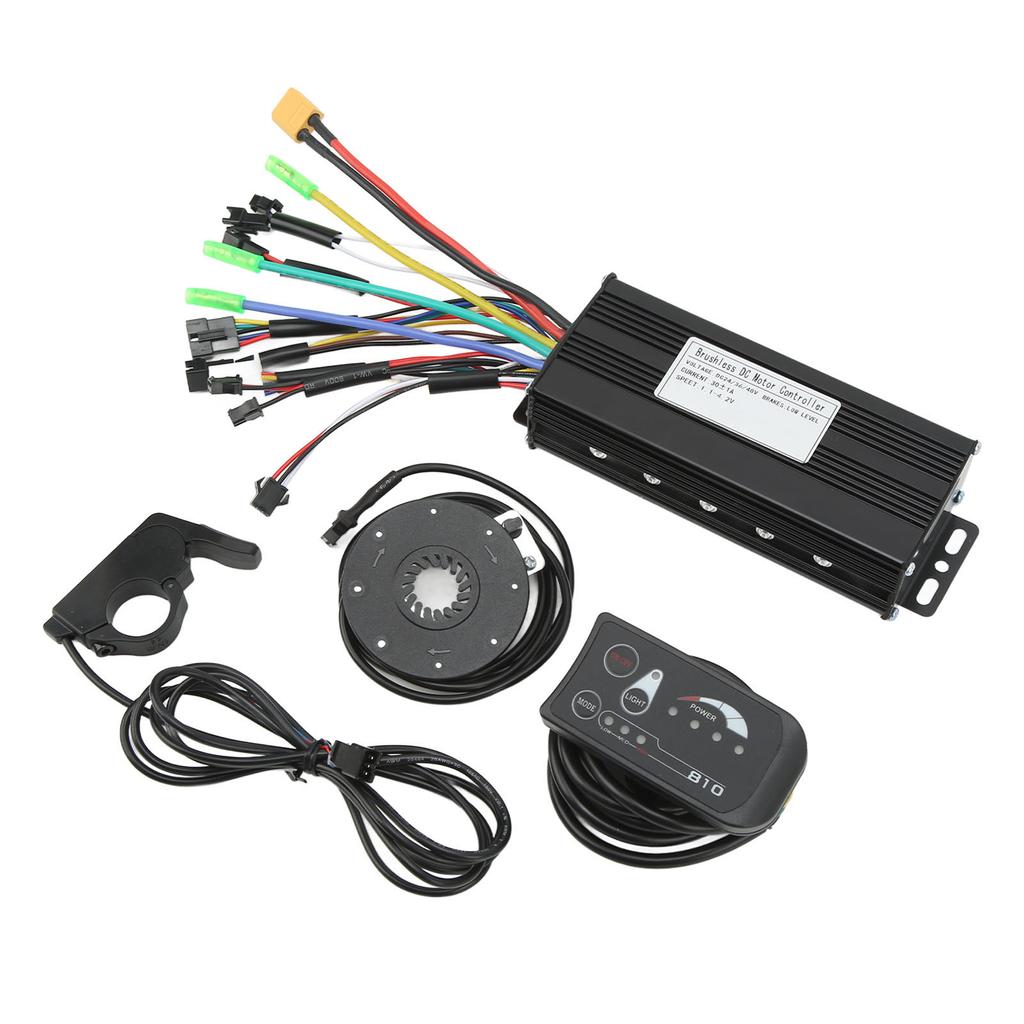 Bicycle Brushless Motor Controller Kit Sine Wave Lithium Power Assisted Retrofit Accessories with Throttle 30A