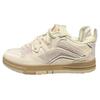 Li Ning Wave Comfortable And Trendy Slip Resistant Abrasion Resistant Low Top Skateboard Shoes Men's Ecru AECT075-3
