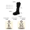 Fashion Retro British Style Thick Heel Platform Boots Women's 2025 Autumn and Winter New Maillard Skirt Knight Boots
