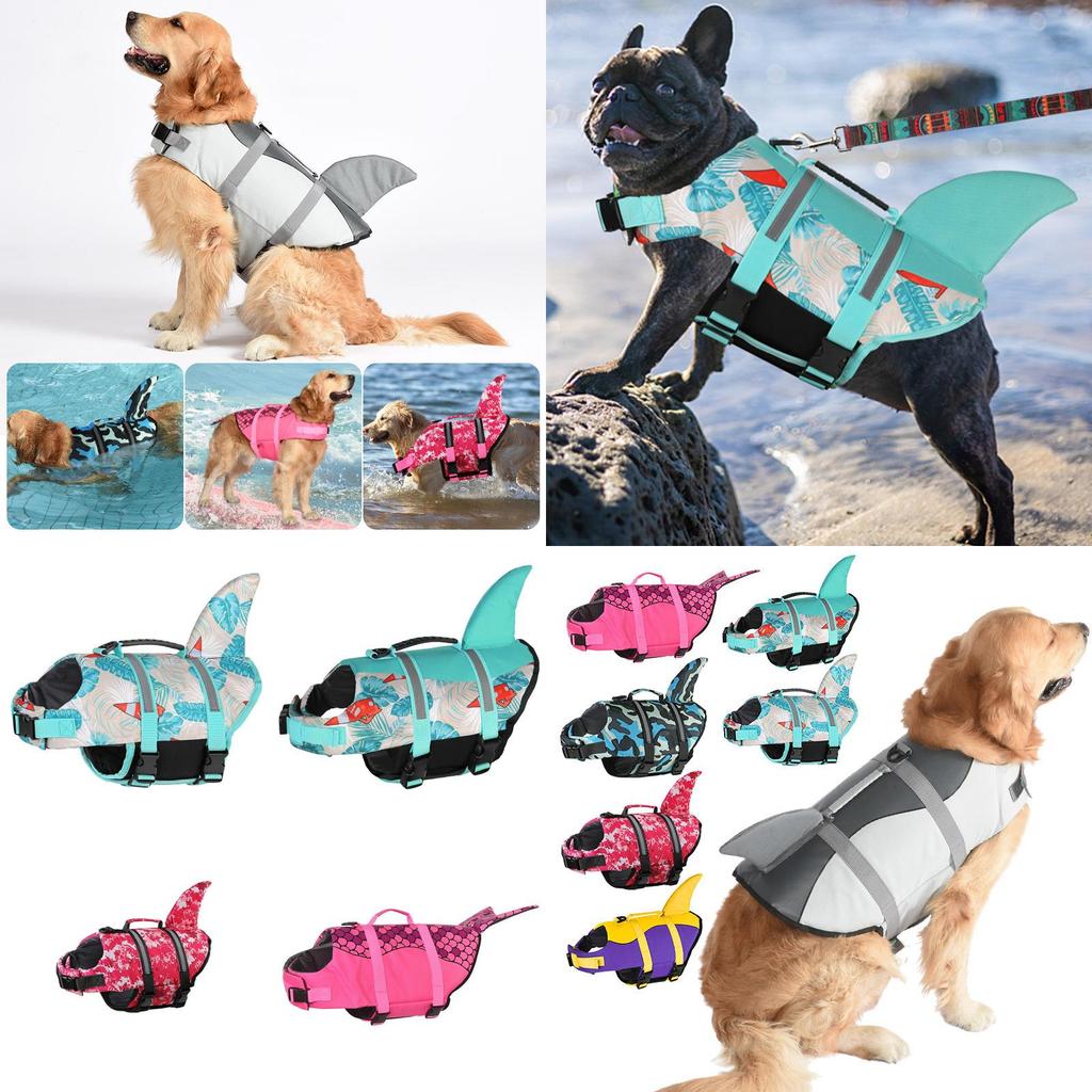 Vibrant Sailboat Pattern Dog Life Jacket For Small And Large Dogs