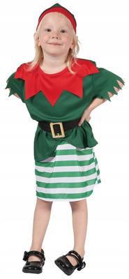 Costume Outfit Little Elf Elf Girl Elf Gnome Santa's Helper 92/104Cm
