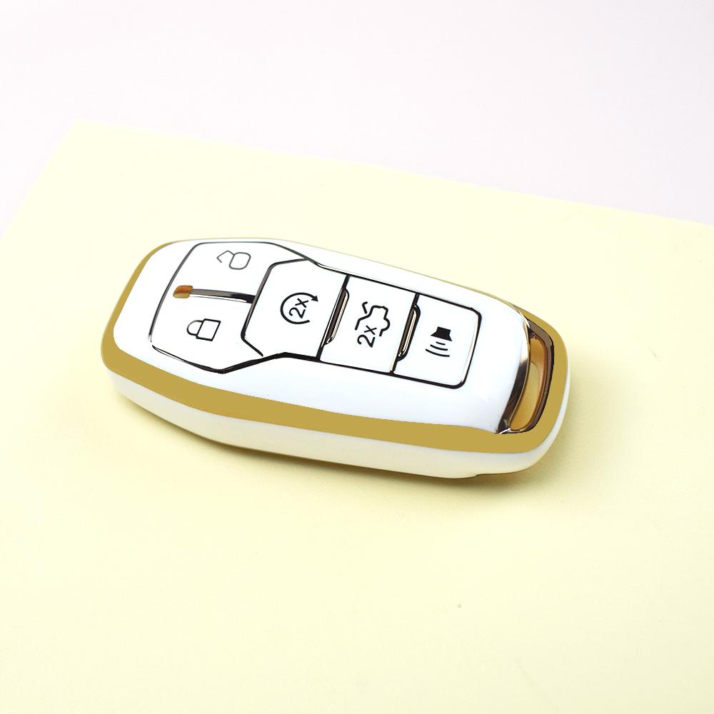 

Auto Smart Remote Keyless Shell Protector Car Key Fob Case Cover for Ford Fusion Mustang F150 Edge Explorer Lincoln MKZ MKC MKX
