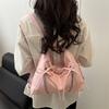Korean New Style Bow Tote Bag Large Capacity Bow Crossbody Bag Bowknot Shoulder Bag  Outdoor