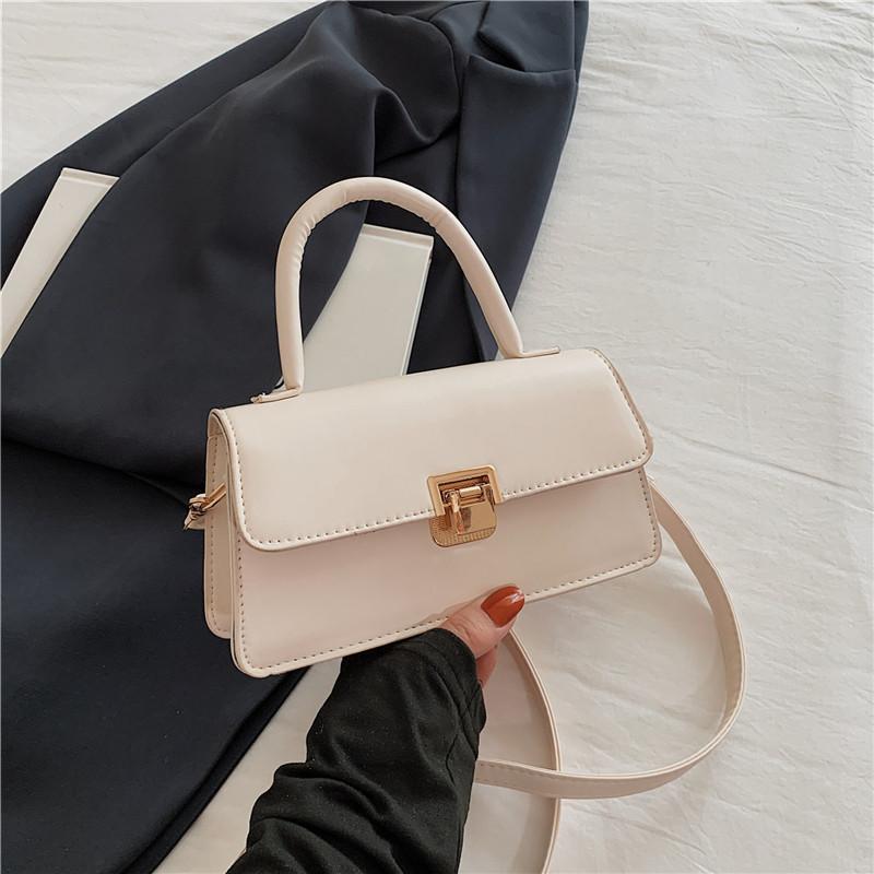 Fashionable Pu Leather Small Square Shoulder Bag For Women Trendy And Retro