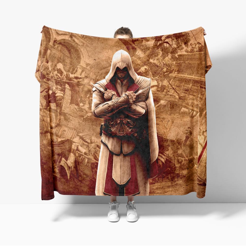 Assassins Blankets Soft Warm Flannel Creeds Throw Blanket Bedding for Bed Living Room Home Sofa