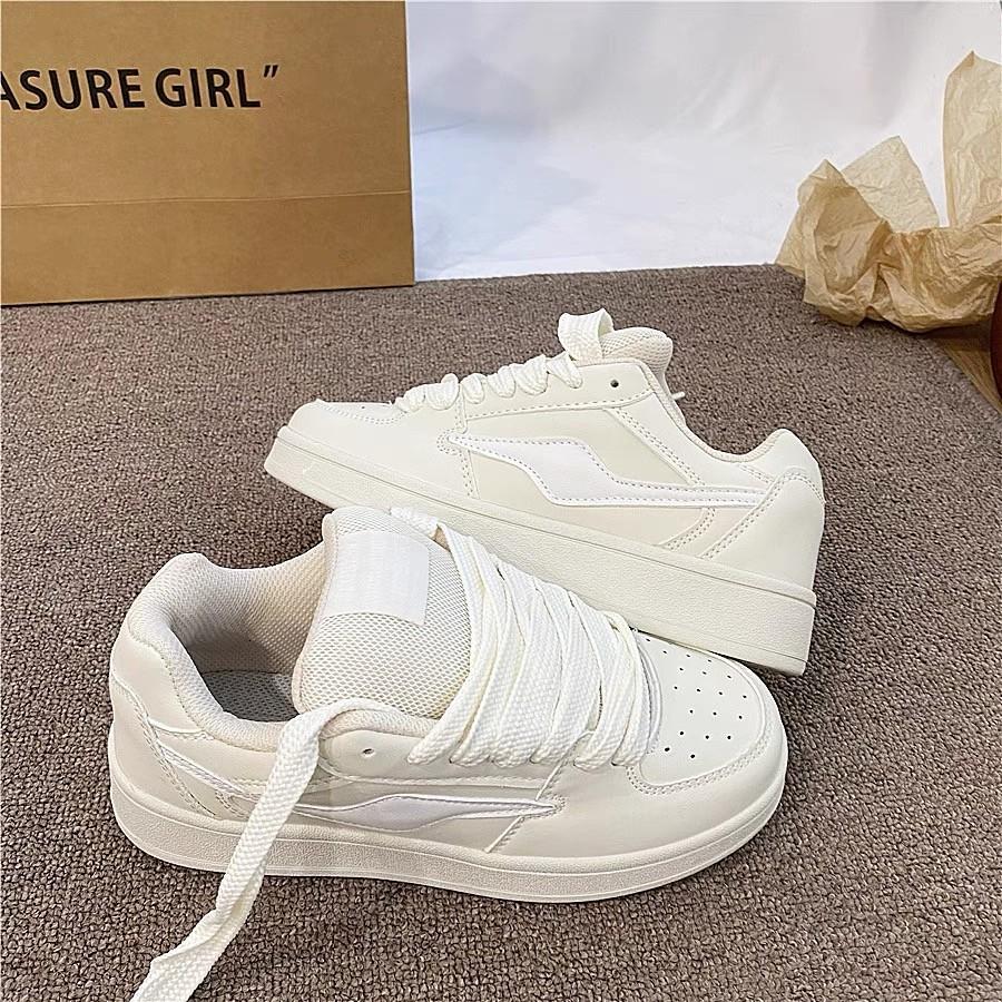 

Little white shoes 2025 new ins cotton thickened warm wear-resistant light and comfortable flat-bottomed versatile women s bread shoes 40