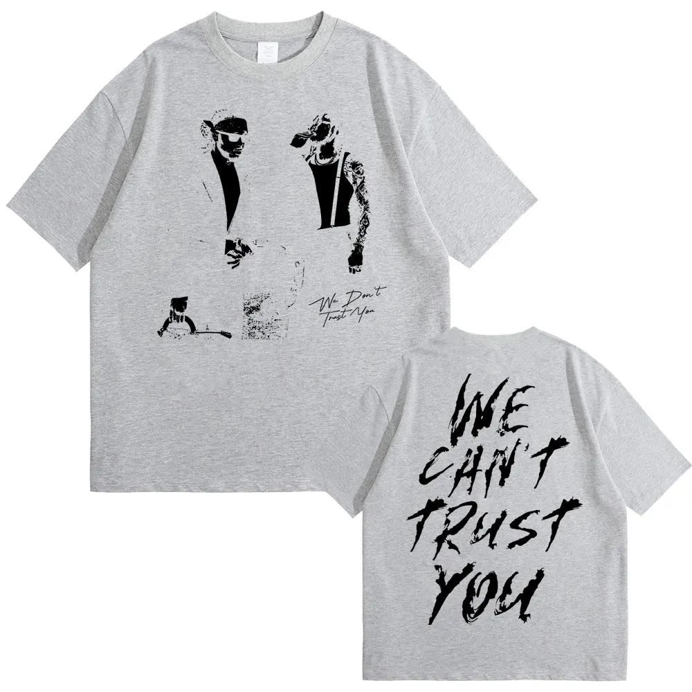 Rapper Future & Metro Boomin 2024 New Hip Hop Album We Don't Trust You Graphic T-shirt Men Women Casual O-collar Oversized Tees