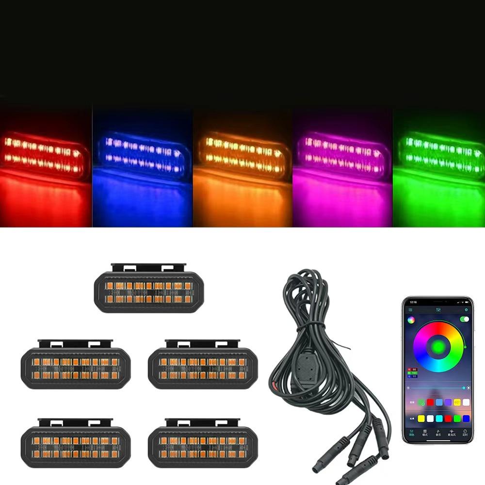 FOR ISUZU D-MAX LED Car Lights Front Grille LED Light Safety Warning Light Harness Car Accessories LED Signal Lamps