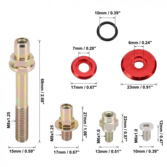 Engine Valve Cover Washer Bolt Low Profile for Honda Acura B Series B16 B18/ B20
