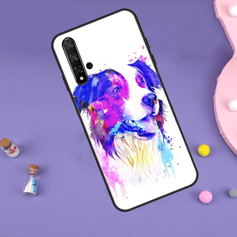 Border Collie Dog For Huawei Nova Y61 Y60 Y70 Y72 Y73 Y90 Y91 9 10 SE 7i 8i 11i 12i P30 P40 Lite P60 Pro Case