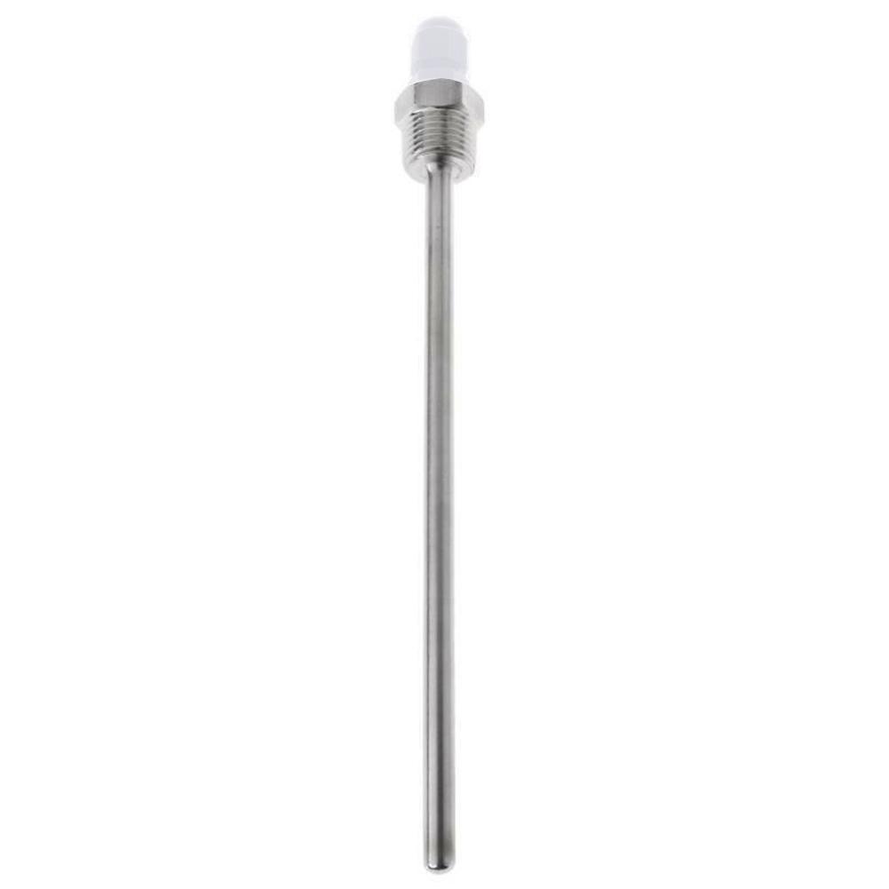 Stainless Steel Thermowell L30-300mm 1/2 BSP G Thread For Temperature Sensors Fit Dia 6mm Tube  Thermometer Hygrometer