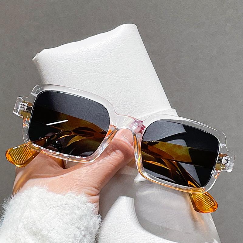 Small Frame Square Sunglasses Women For Men Fashion Vintage Trendy Sun Glasses Punk Luxury Brand Designer Pink Leopard Shades