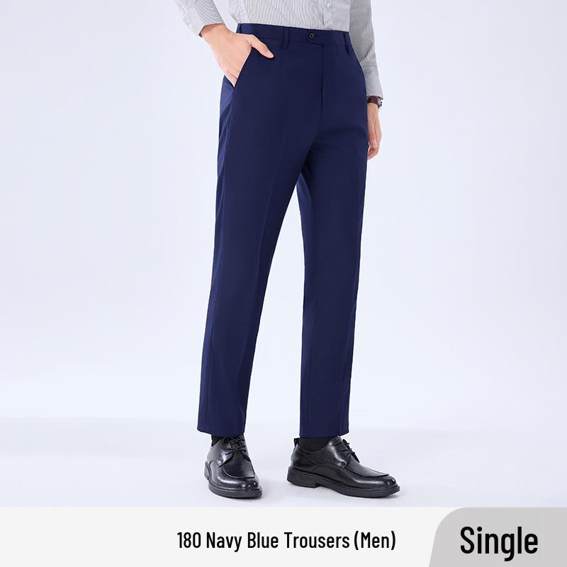Non-Iron Professional Slim Straight Leg Grey Suit Pants for Men & Women – Ideal Formal Workwear for Commuting