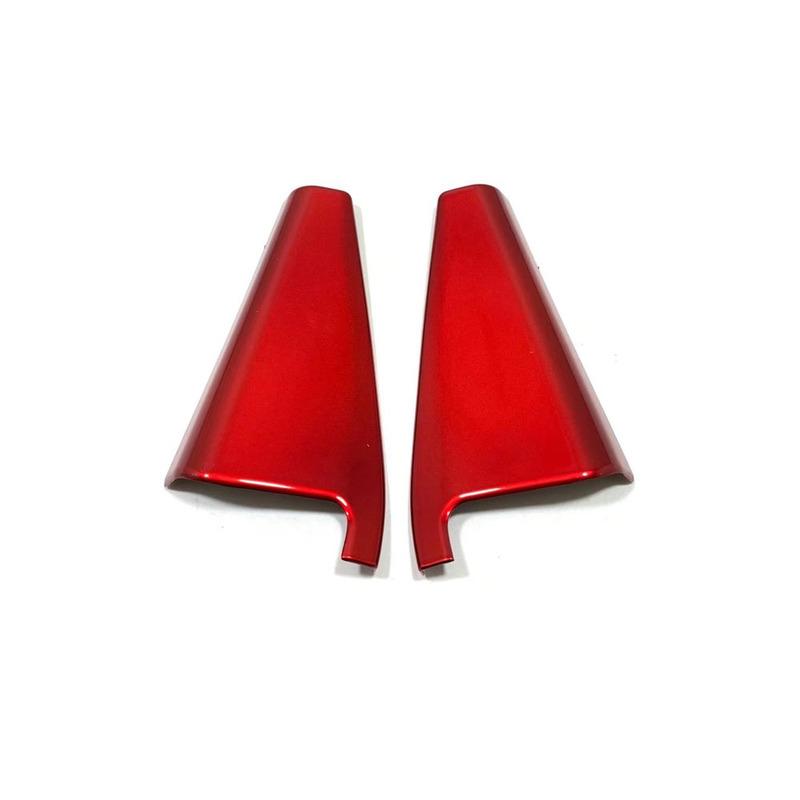 Car Rear Door Pillar Triangle Cover For Honda Fit Jazz     2024 Decoration Trim Frame Auto Interior Accessories