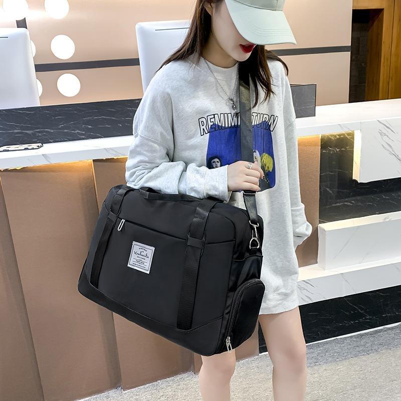 Portable travel bag men's training sports fitness bag duffel bag dry and wet separation convenient swimming bag