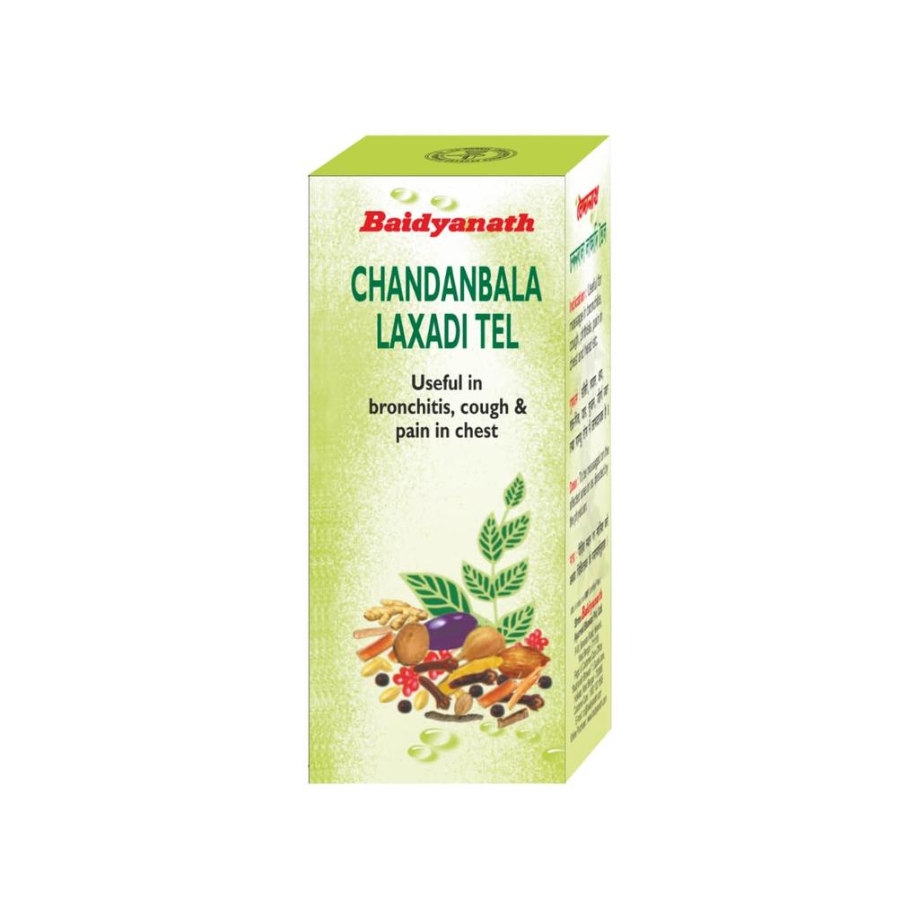 Baidyanath Chandanbala Laxadi Tel Ayurvedic Body Massage Oil For Joint Pain Relief & Skin Wellness 50 Ml Pack
