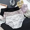 Ladies Spring and Summer Lovely Cotton Ice Screen Lace Panties