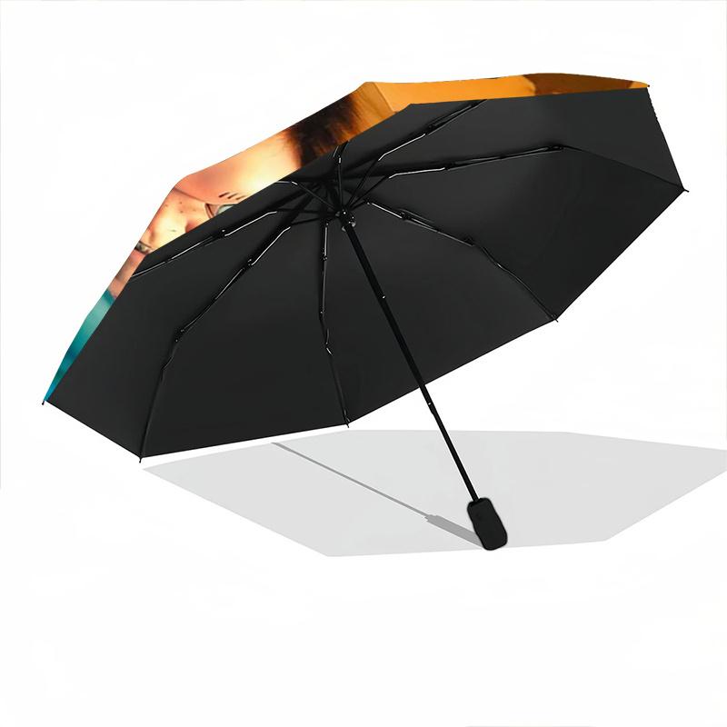 1pc Chucky's Friday 13th Enthusiasts Automatic Opening and Closing Umbrella - Small Umbrella Suitable for Various Occasions I021