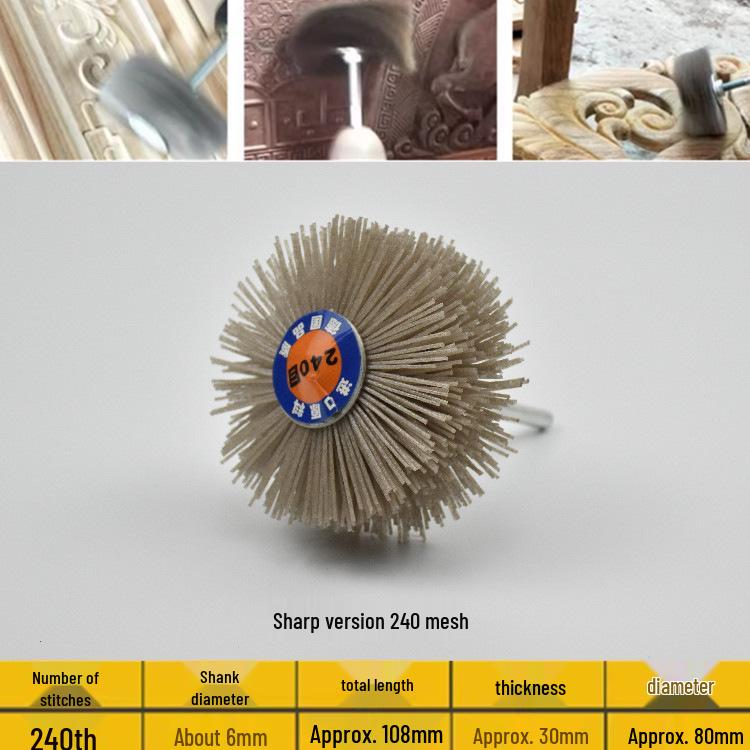Nylon Abrasive Polishing Wheel for Wood and Furniture Carving