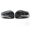 1 Pair Door Mirror Covers Side Mirror Caps For Mercedes-BENZ C E S GL Class W204 W212 W221 CLA GLA 2009-2013 Gloss Black-M53K