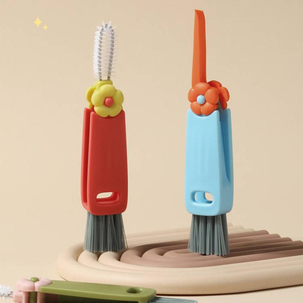 Multifunctional Cup Lid Brush Crevice Cleaning Brush For Cleaning Cup-Grooves