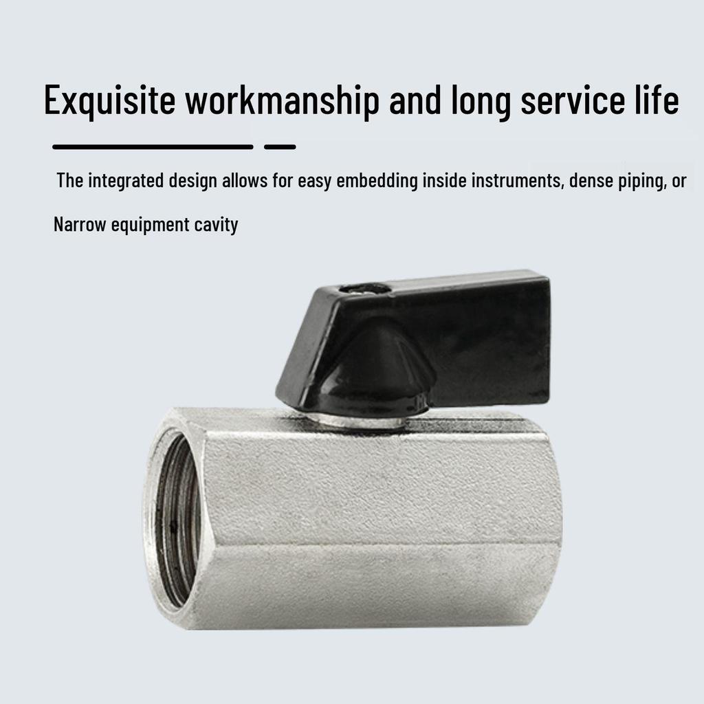 1/2 Inch Mini Copper Ball Valve, Internal & External Threads, Pneumatic Switch