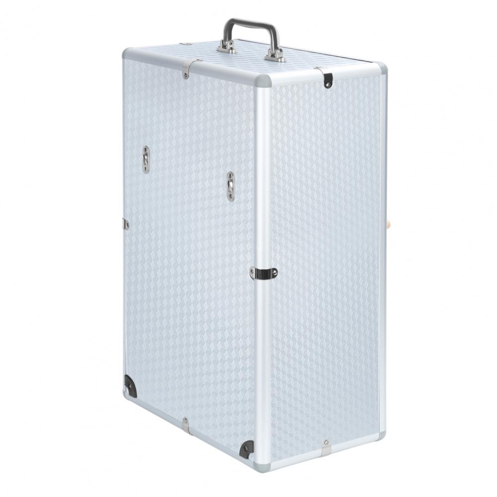 Aluminum Alloy Storage Locker Wall-Mounted Cell Phones Locker Storage Cabinet with Handle and Safety Lock for Office Classroom