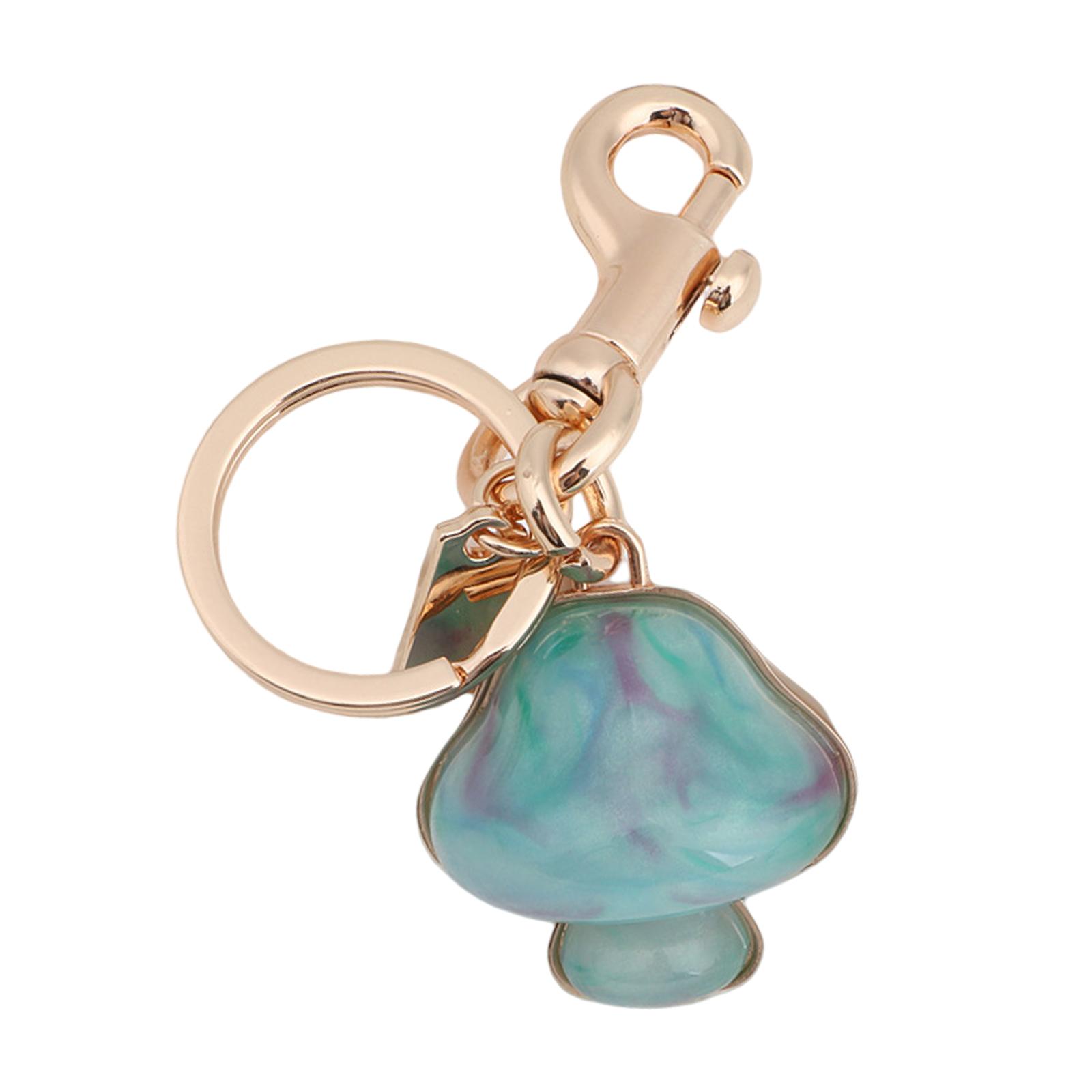 

Брелок-подвеска в виде гриба, прочный сплав, элегантный стиль, портативный, для модных женщин, стильных нарядов золотой