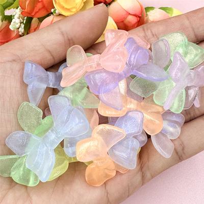 Forniture per feste in casa Perline ad arco trasparenti Sirena Concubina 23.7*34mm Colorate Fai da te Bracciale Accessori per capelli Collana Perlina 20 Pezzi Materiale Carino