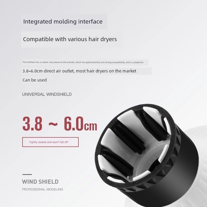 Hair Dryer Head Drying Cover Neutral Hair Dryer Special Air Nozzle Accessories Universal Hair Dryer Perm Fan Housing Hair Curler